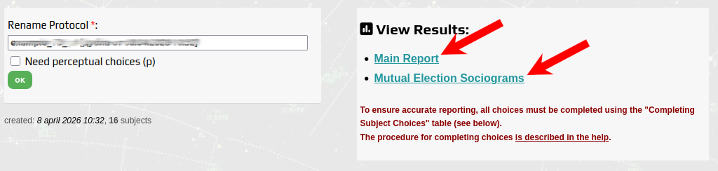 Viewing Results